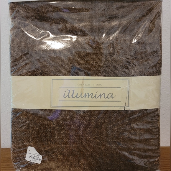 Chanille fringe throw - Picture 1 of 3